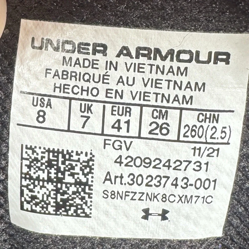 Under Armour great pre